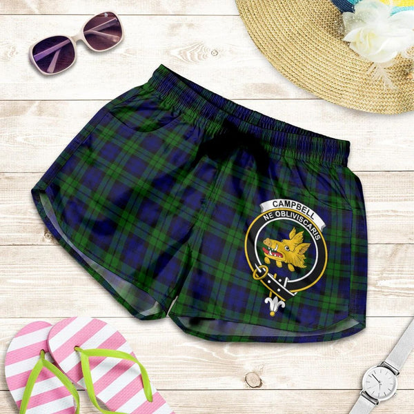 Scottish Tartan Campbell Modern Clans Women Short Badge Style