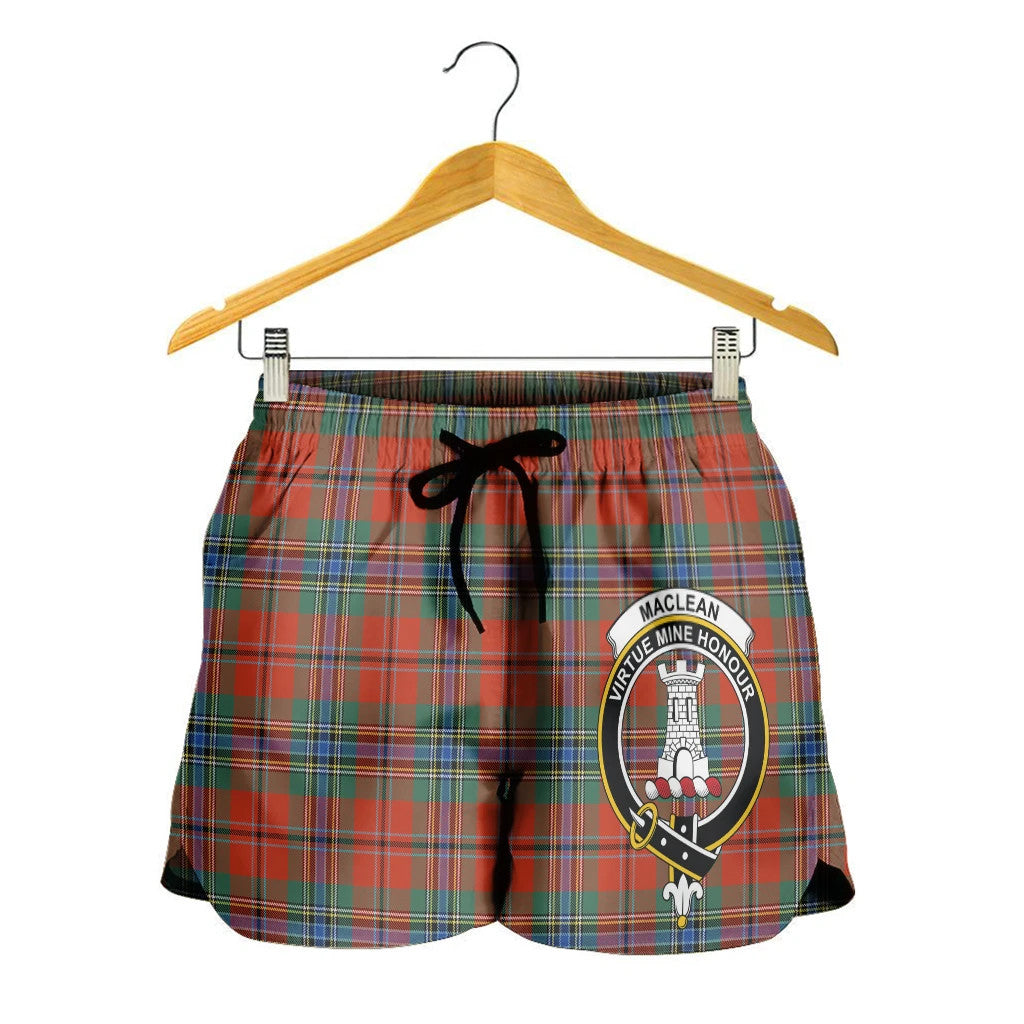 Scottish Tartan MacLean of Duart Ancient Clans Women Short Badge Style