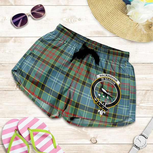 Scottish Tartan Walkinshaw Clans Women Short Badge Style