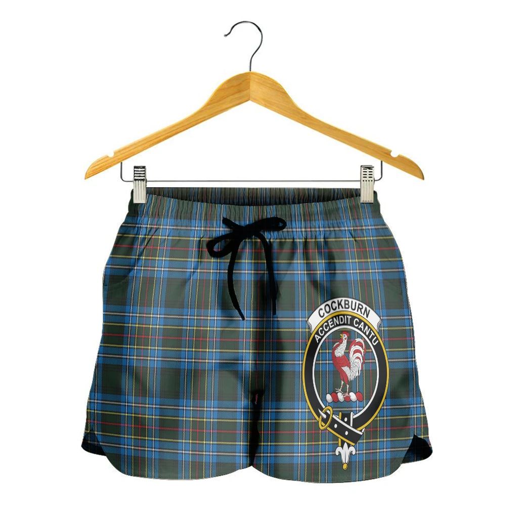 Scottish Tartan Cockburn Modern Clans Women Short Badge Style