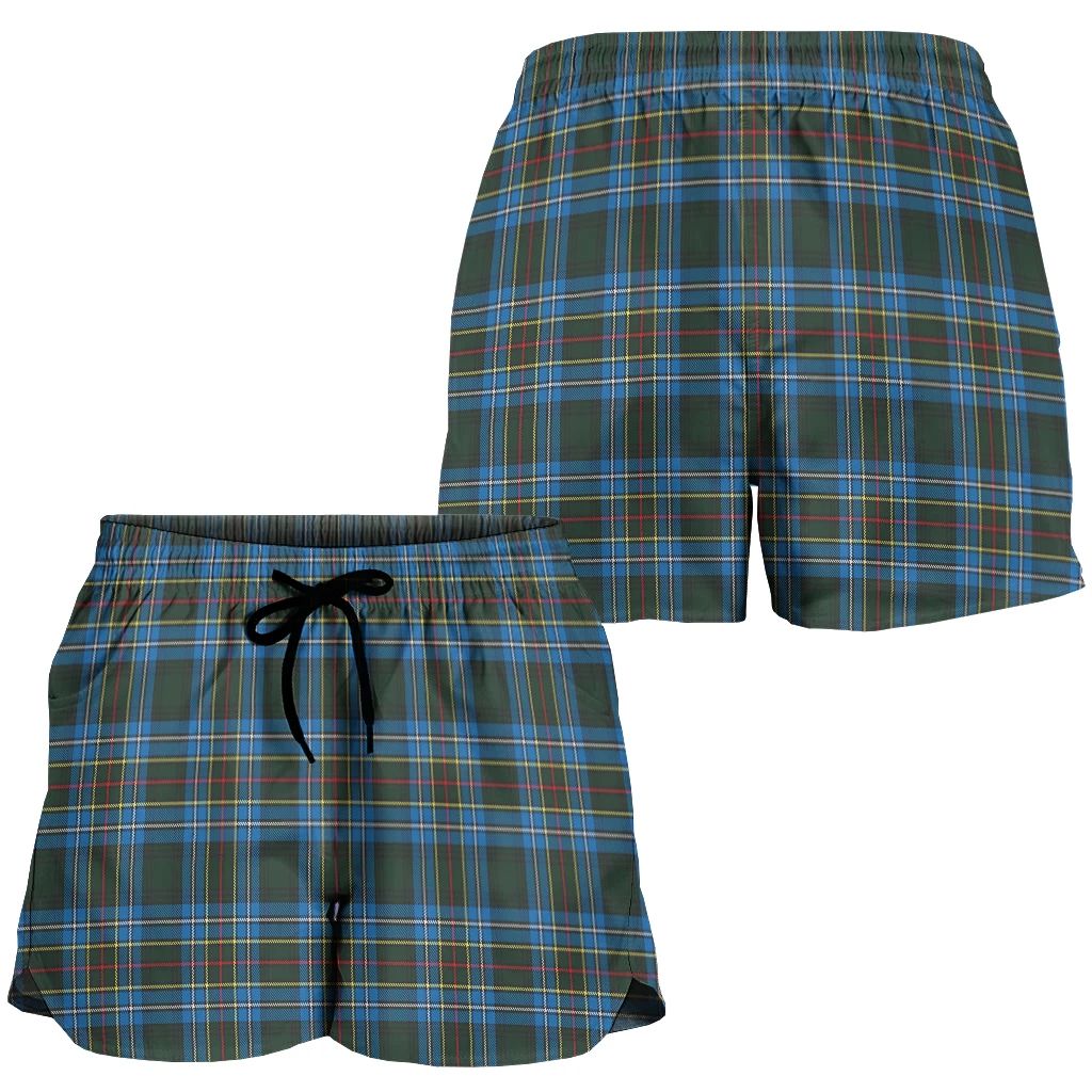 Scottish Tartan Cockburn Modern Clans Women Short Badge Style