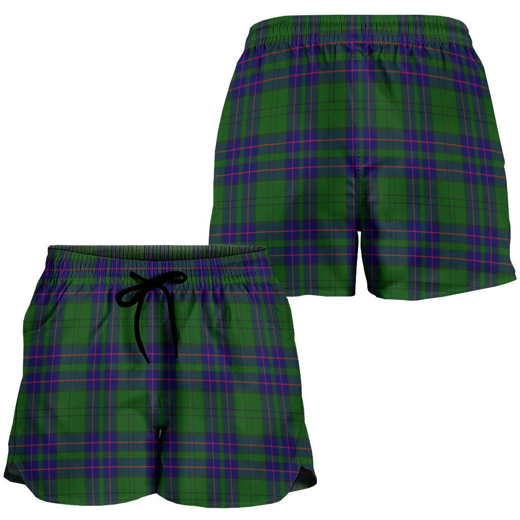 Scottish Tartan Lockhart Modern Clans Women Short Badge Style