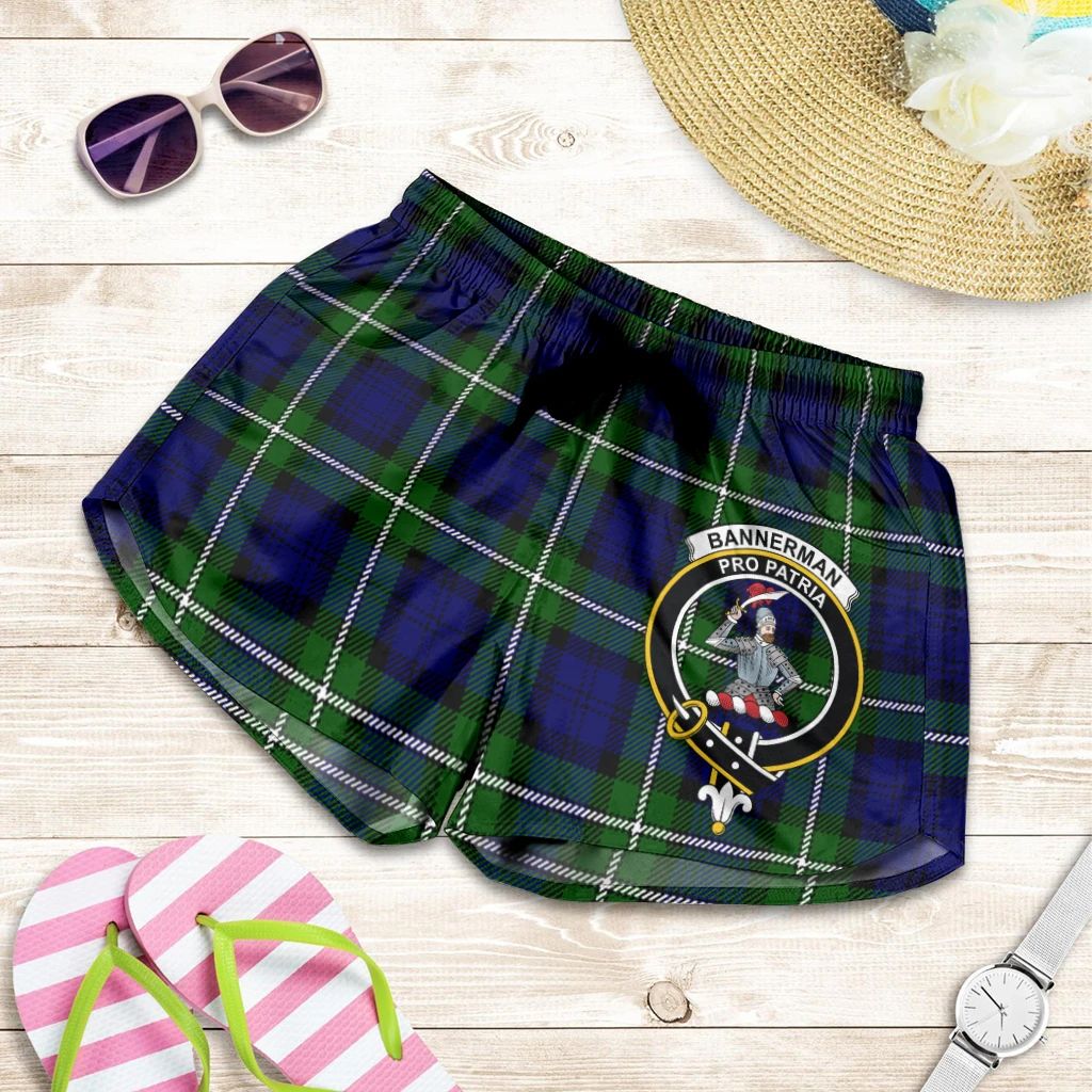 Scottish Tartan Bannerman Clans Women Short Badge Style