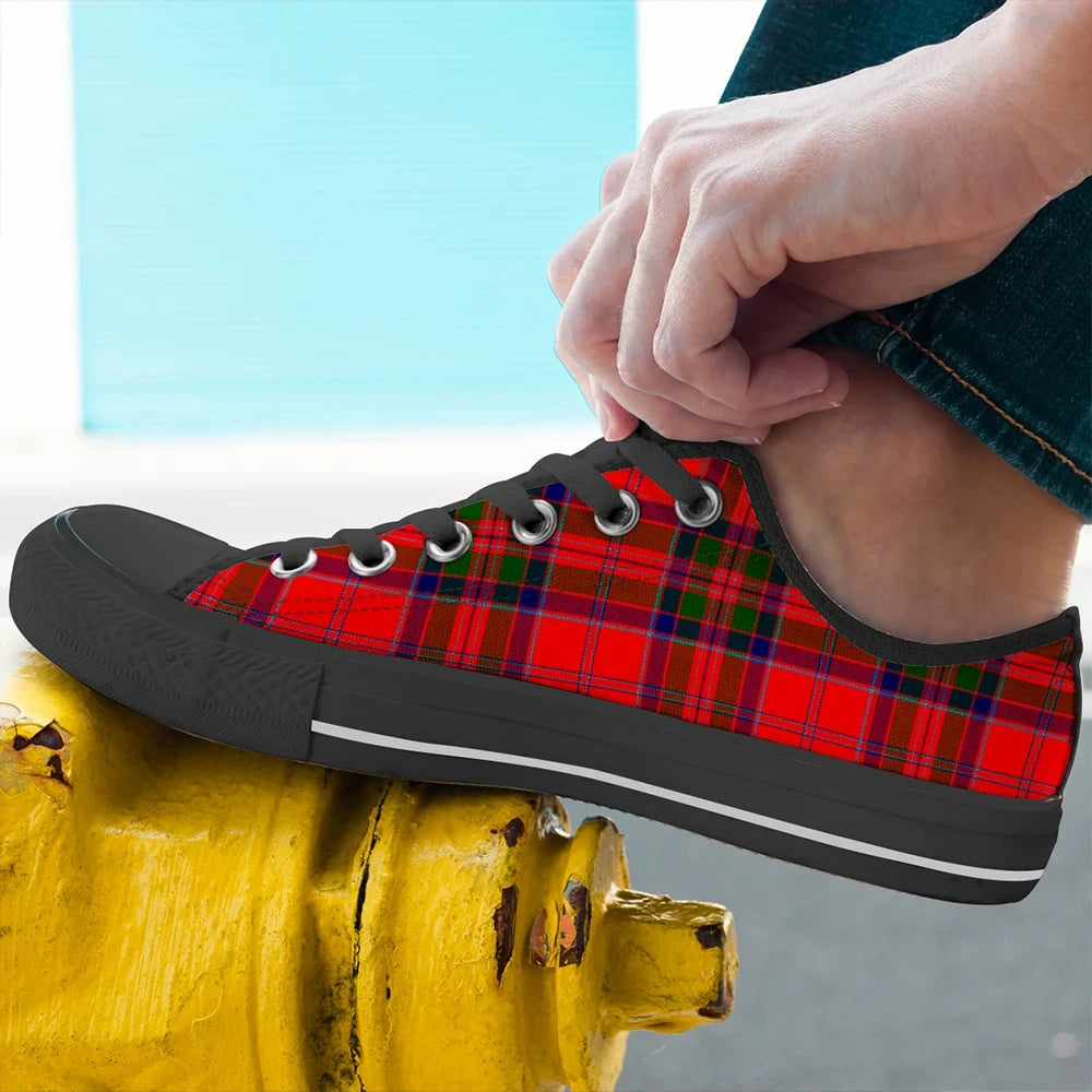 MacGillivray Modern Tartan Plaid Low Top Shoes