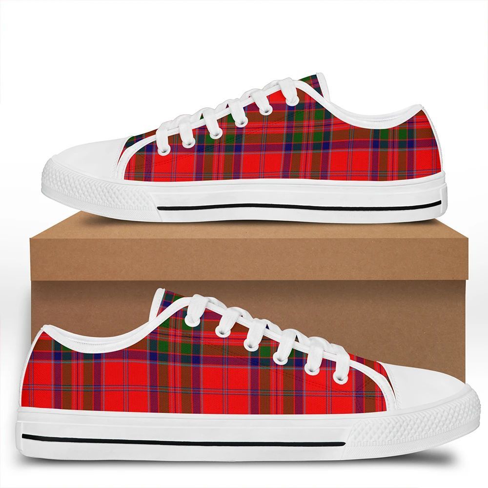 MacGillivray Modern Tartan Plaid Low Top Shoes