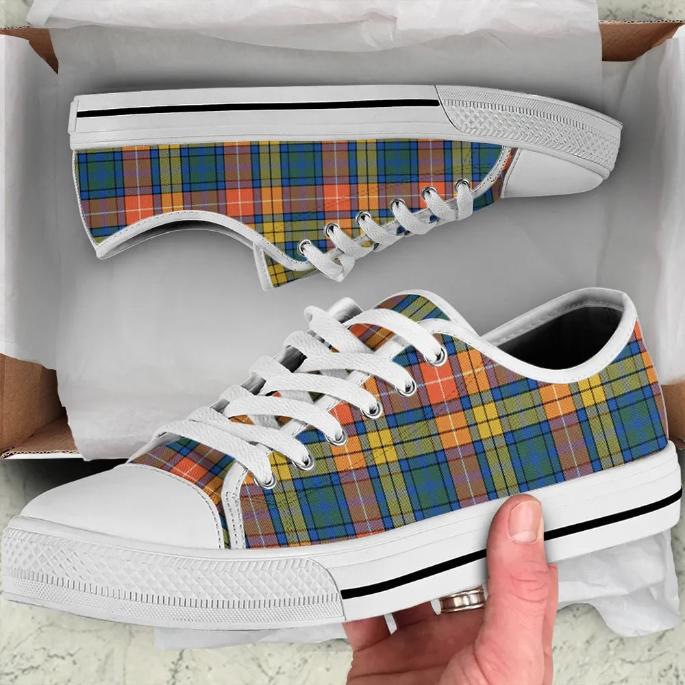 Buchanan Ancient Tartan Plaid Low Top Shoes