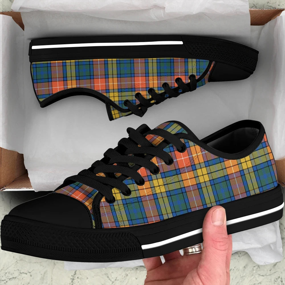 Buchanan Ancient Tartan Plaid Low Top Shoes