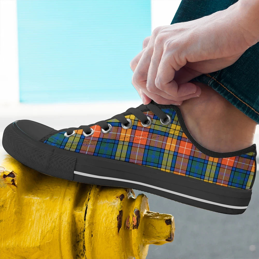 Buchanan Ancient Tartan Plaid Low Top Shoes