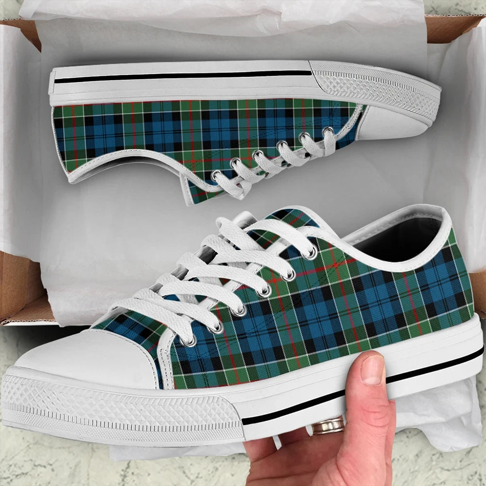 Colquhoun Ancient Tartan Plaid Low Top Shoes