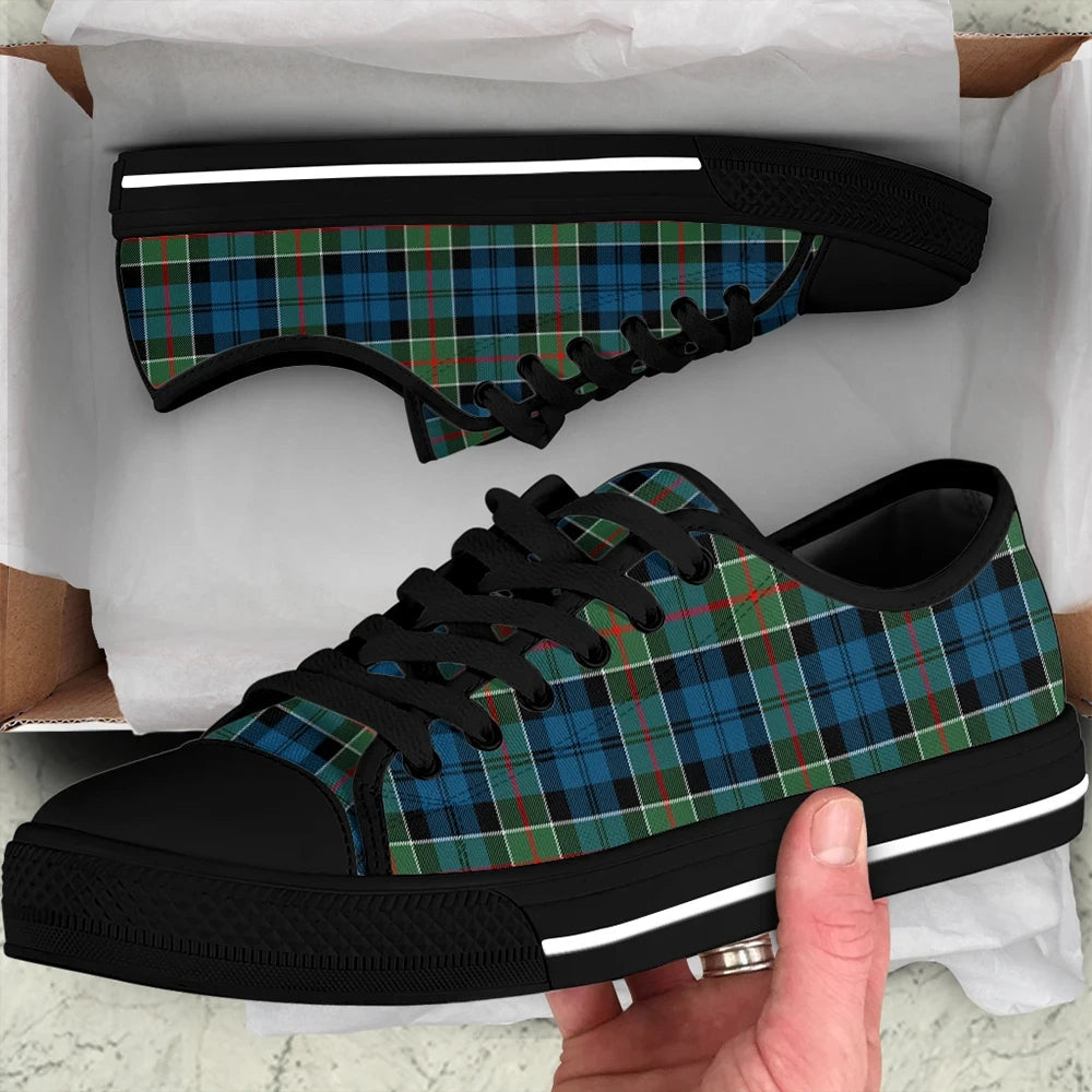 Colquhoun Ancient Tartan Plaid Low Top Shoes