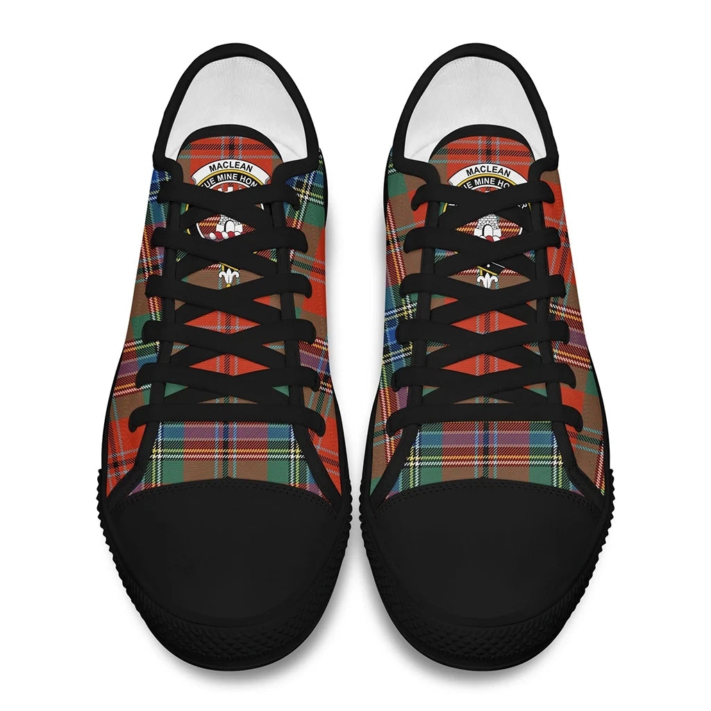 MacLean of Duart Ancient Tartan Crest Low Top Shoes