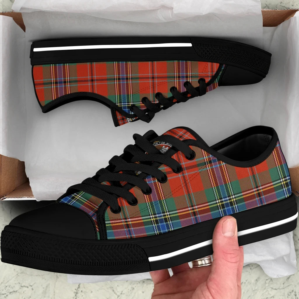 MacLean of Duart Ancient Tartan Crest Low Top Shoes