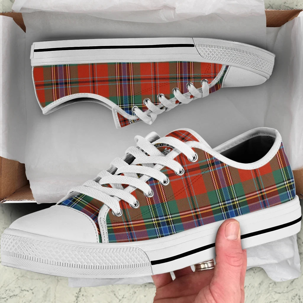 MacLean of Duart Ancient Tartan Crest Low Top Shoes