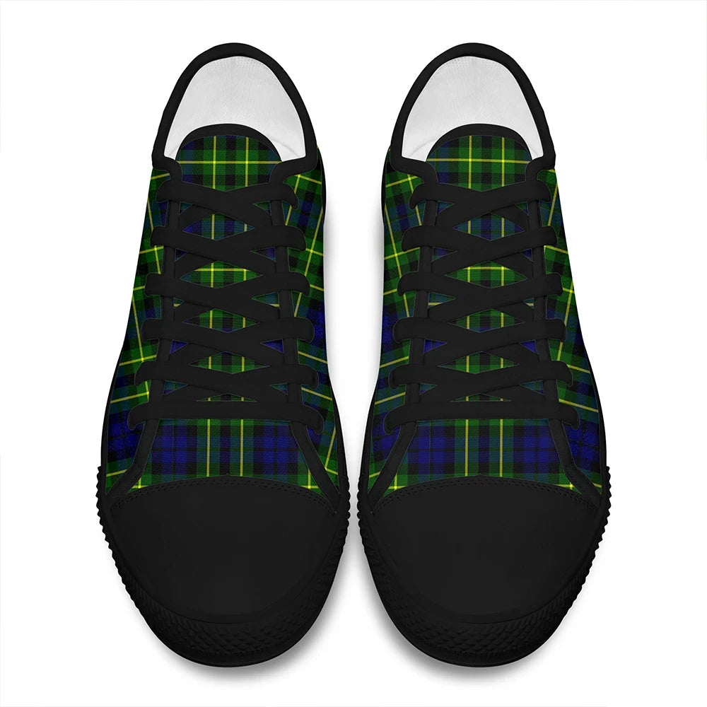 Campbell of Breadalbane Modern Tartan Plaid Low Top Shoes