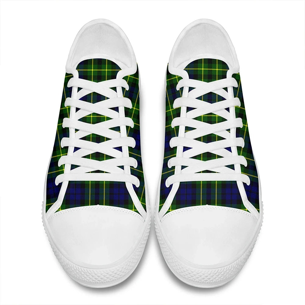 Campbell of Breadalbane Modern Tartan Plaid Low Top Shoes