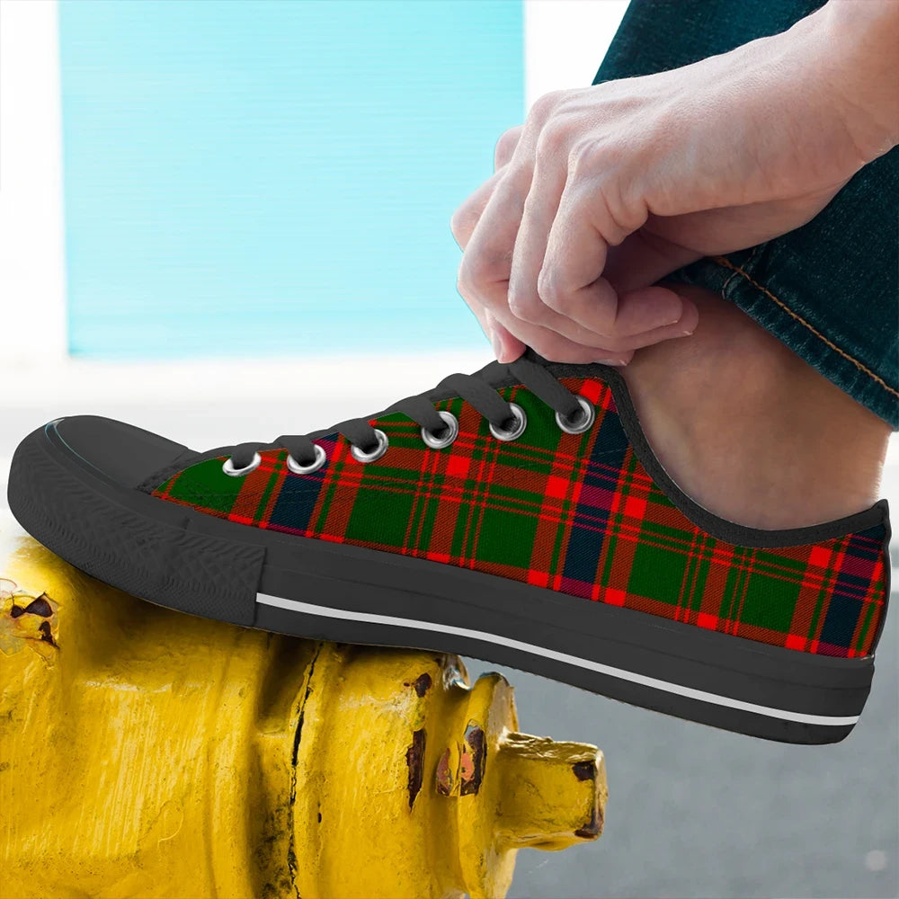 Nithsdale District Tartan Plaid Low Top Shoes