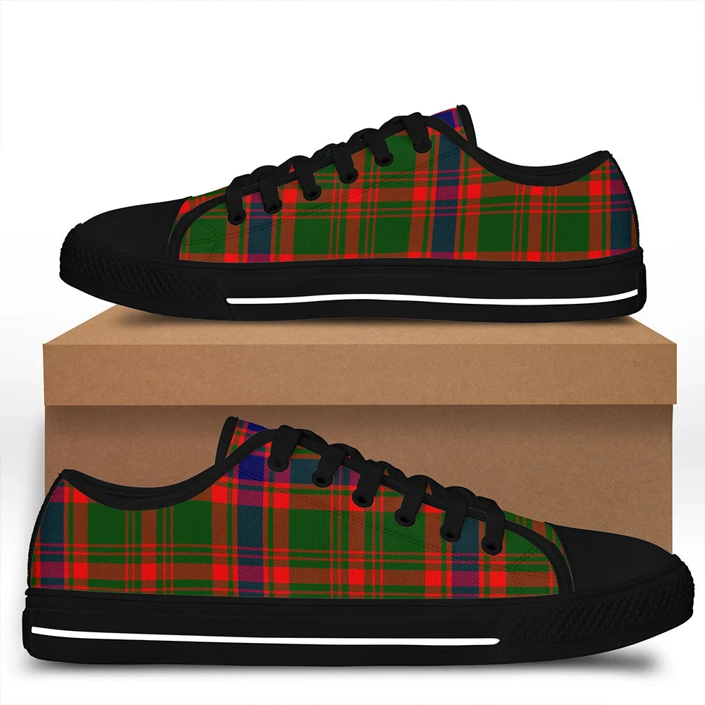 Nithsdale District Tartan Plaid Low Top Shoes