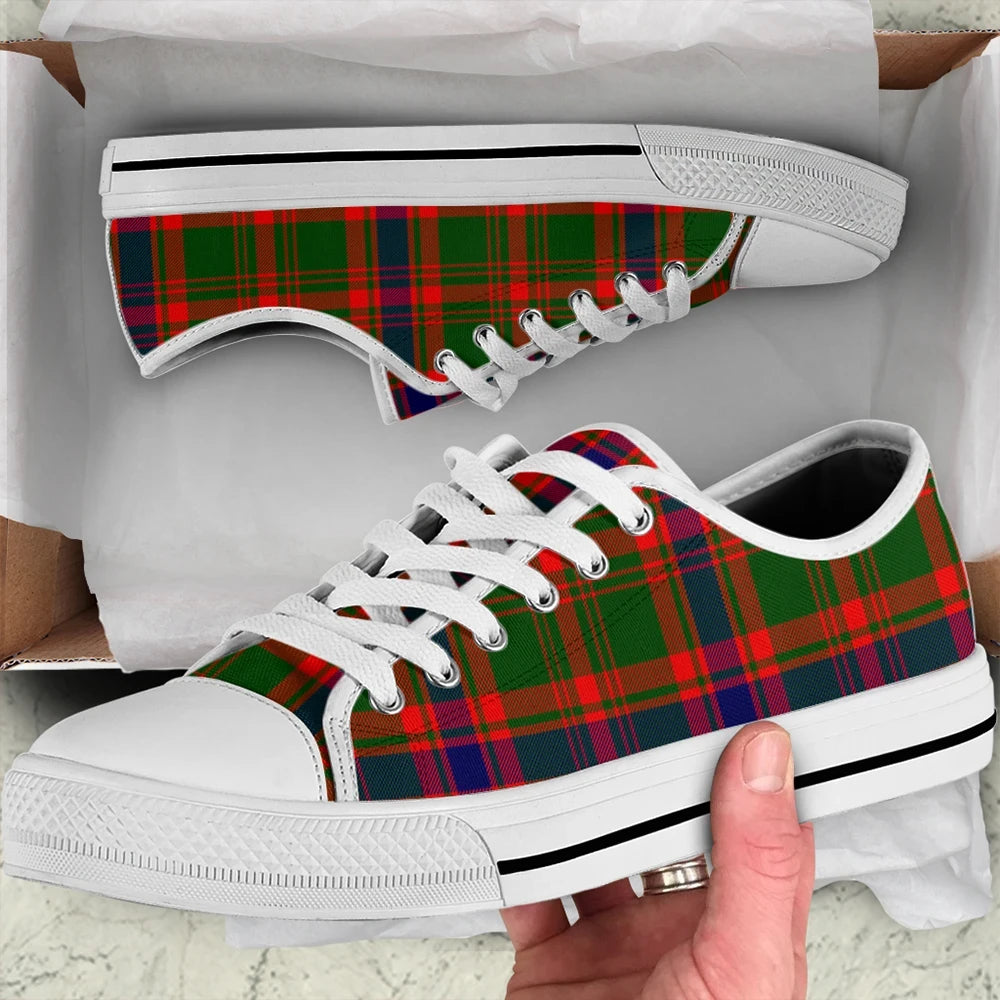 Nithsdale District Tartan Plaid Low Top Shoes