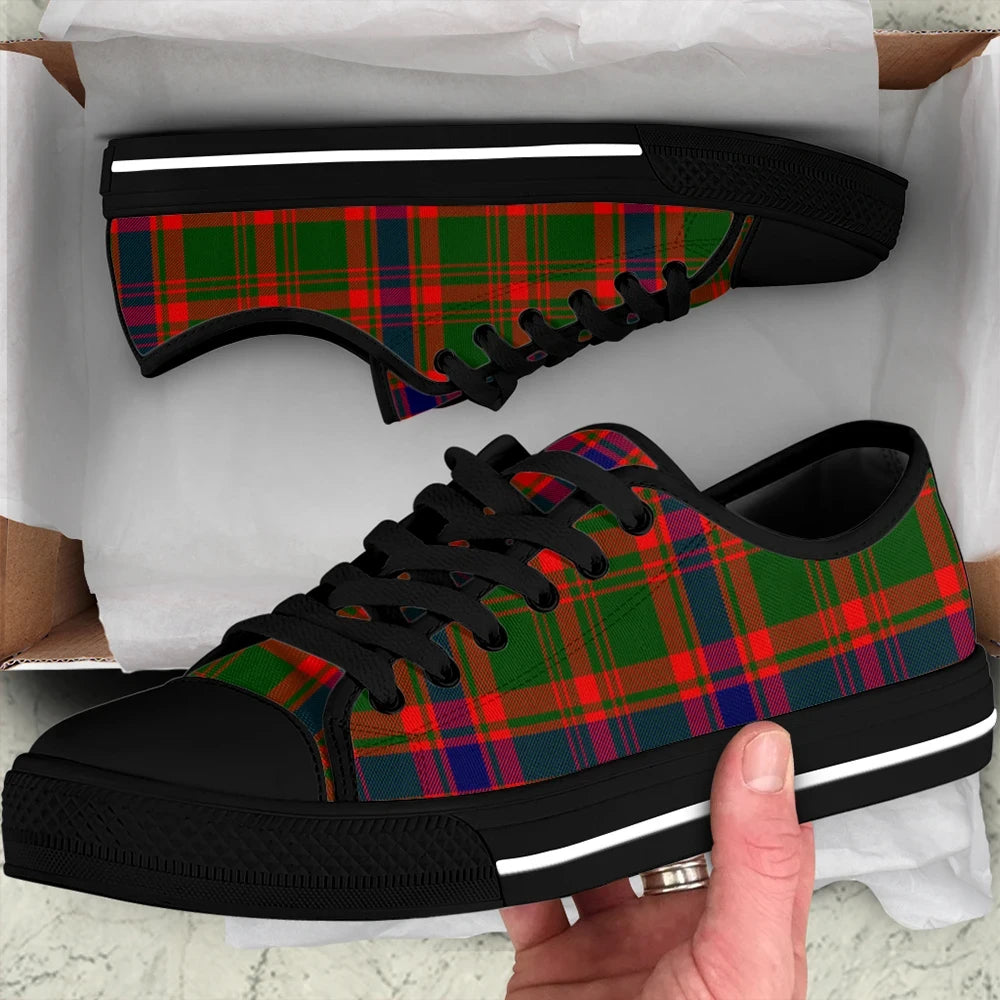 Nithsdale District Tartan Plaid Low Top Shoes