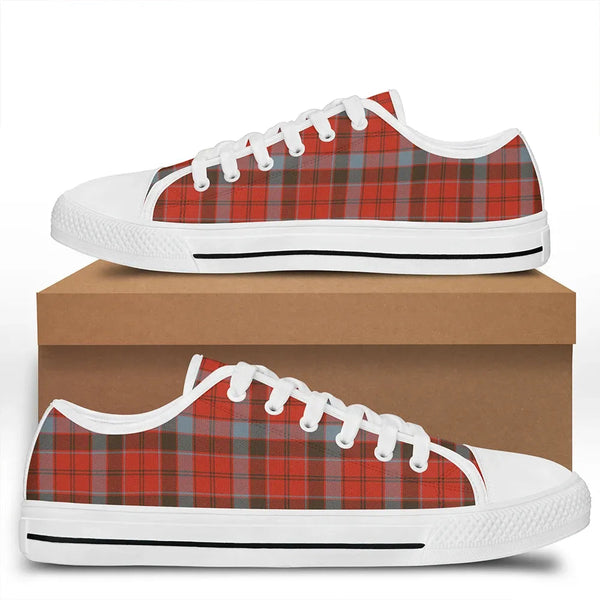 Robertson Weathered Tartan Plaid Low Top Shoes