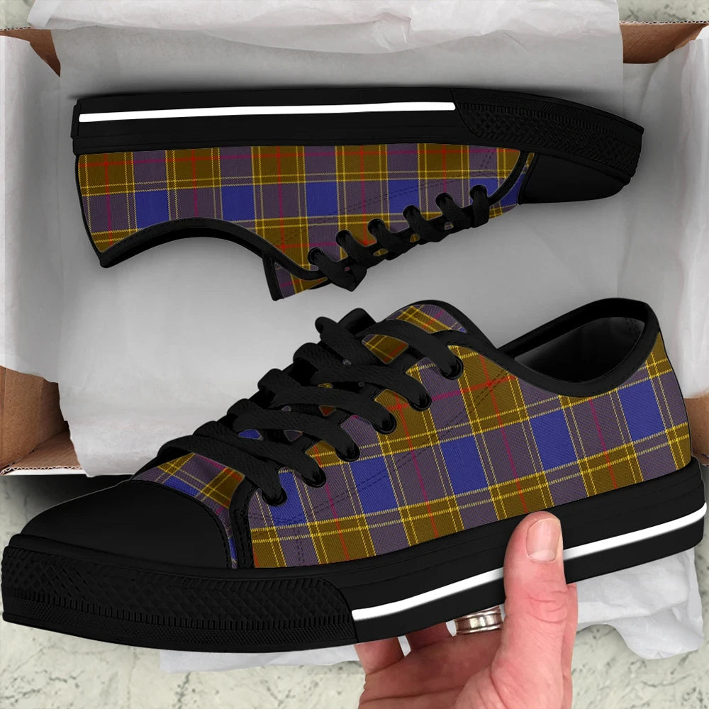 Balfour Modern Tartan Plaid Low Top Shoes