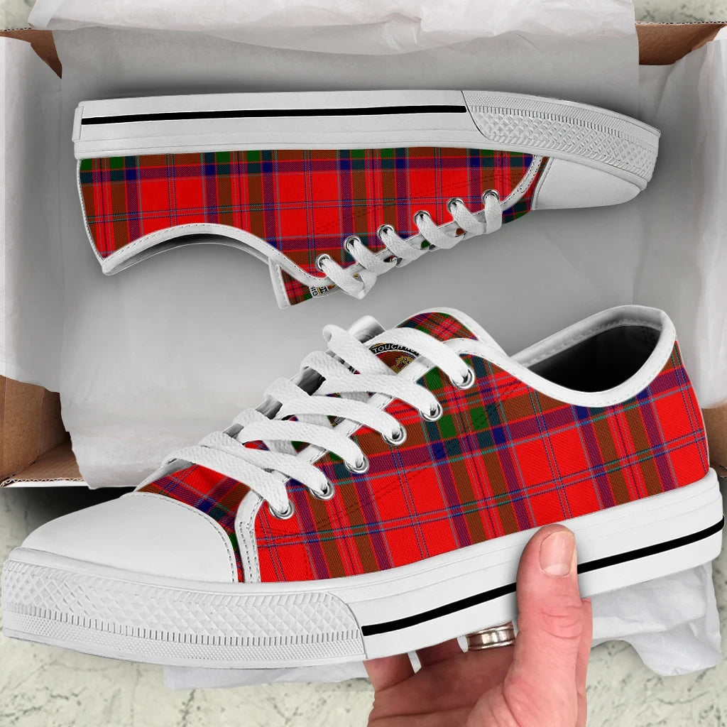 MacGillivray Modern Tartan Crest Low Top Shoes