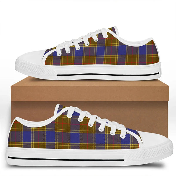 Balfour Modern Tartan Plaid Low Top Shoes