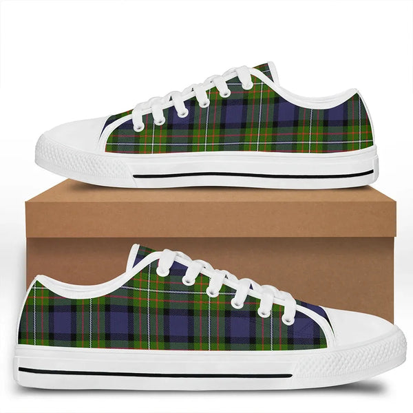 Fergusson Modern Tartan Plaid Low Top Shoes