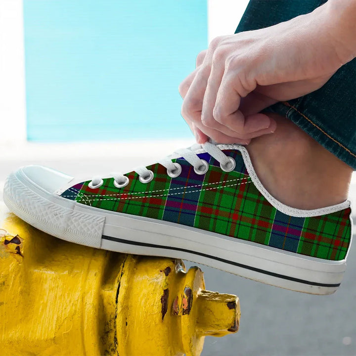 Adam Tartan Crest Low Top Shoes