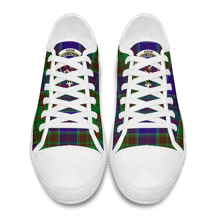 Adam Tartan Crest Low Top Shoes