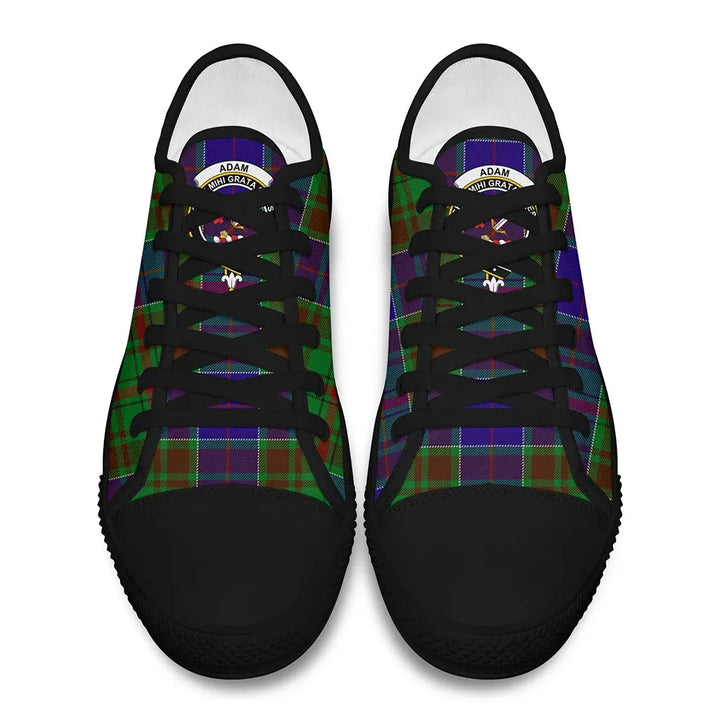 Adam Tartan Crest Low Top Shoes