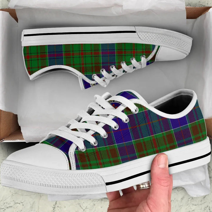 Adam Tartan Crest Low Top Shoes