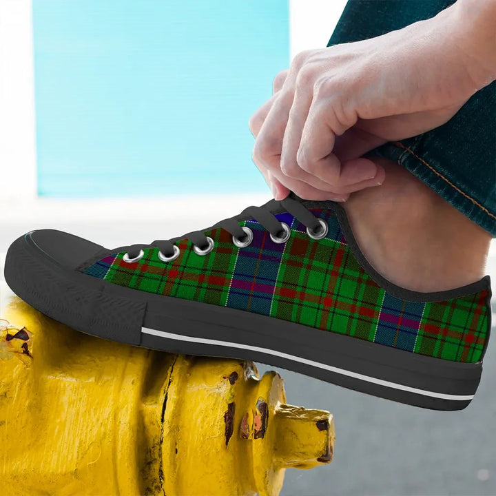 Adam Tartan Crest Low Top Shoes