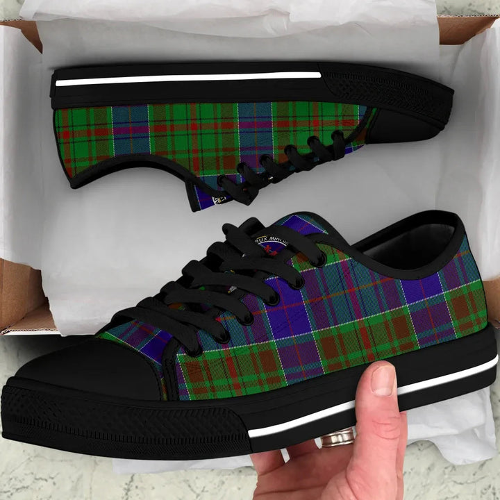 Adam Tartan Crest Low Top Shoes