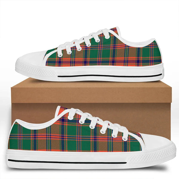 Stewart of Appin Ancient Tartan Plaid Low Top Shoes