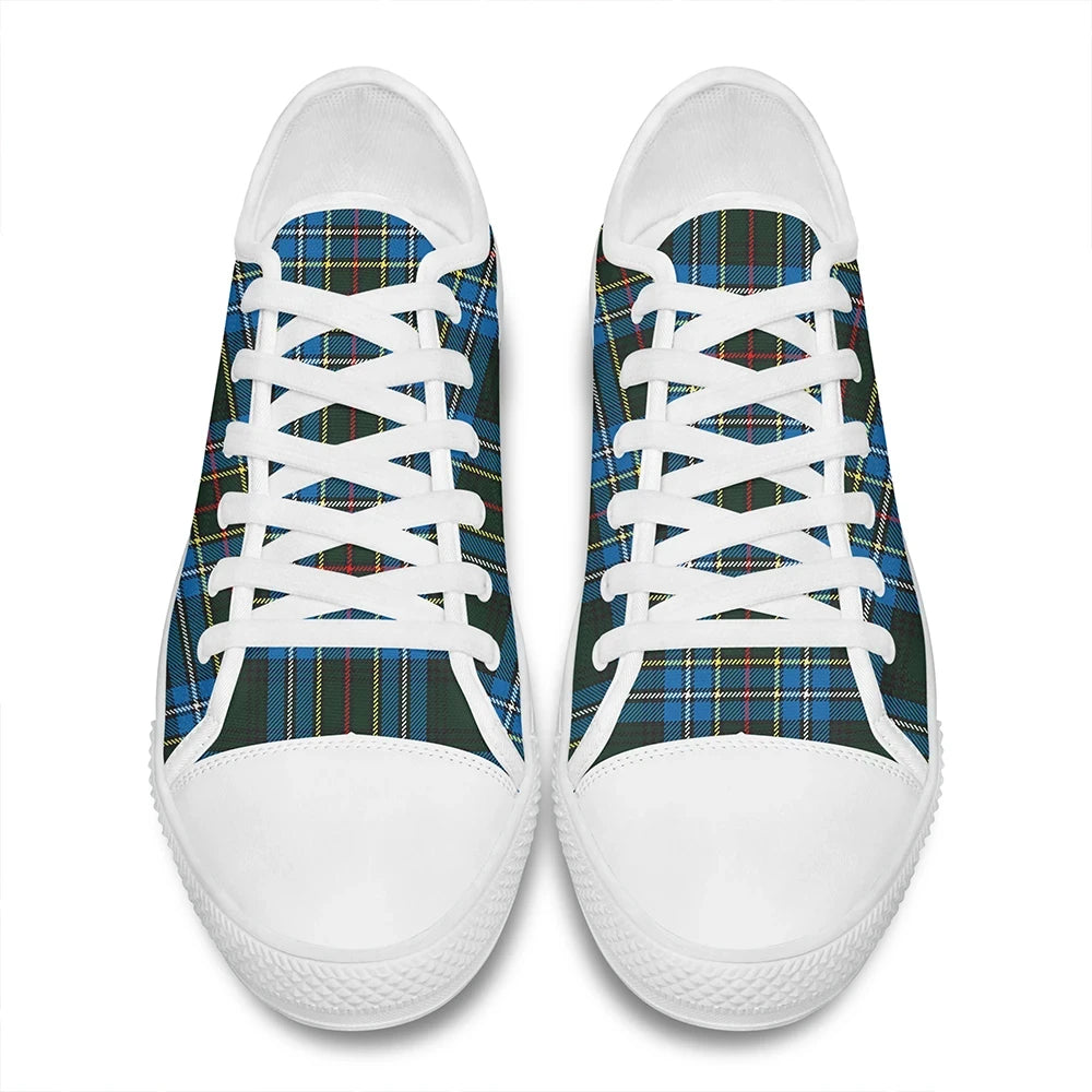 Cockburn Modern Tartan Plaid Low Top Shoes