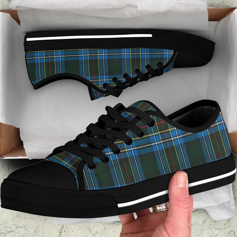 Cockburn Modern Tartan Plaid Low Top Shoes