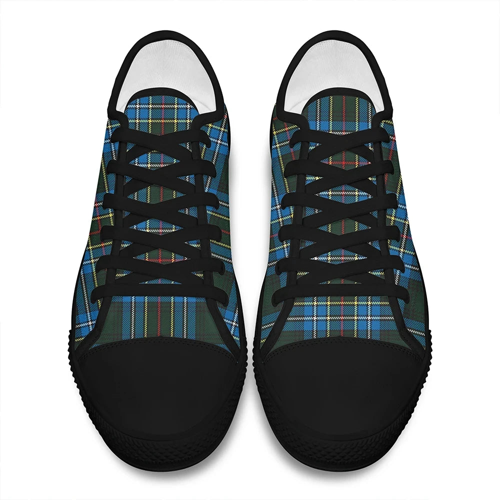 Cockburn Modern Tartan Plaid Low Top Shoes