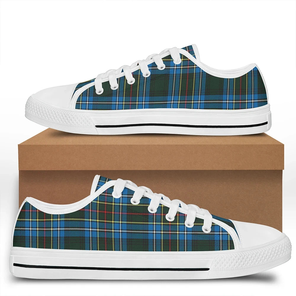 Cockburn Modern Tartan Plaid Low Top Shoes