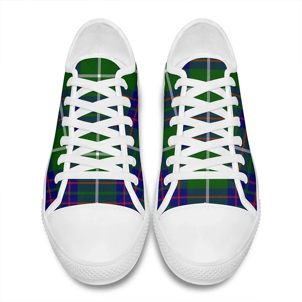 MacIntyre Hunting Modern Tartan Plaid Low Top Shoes