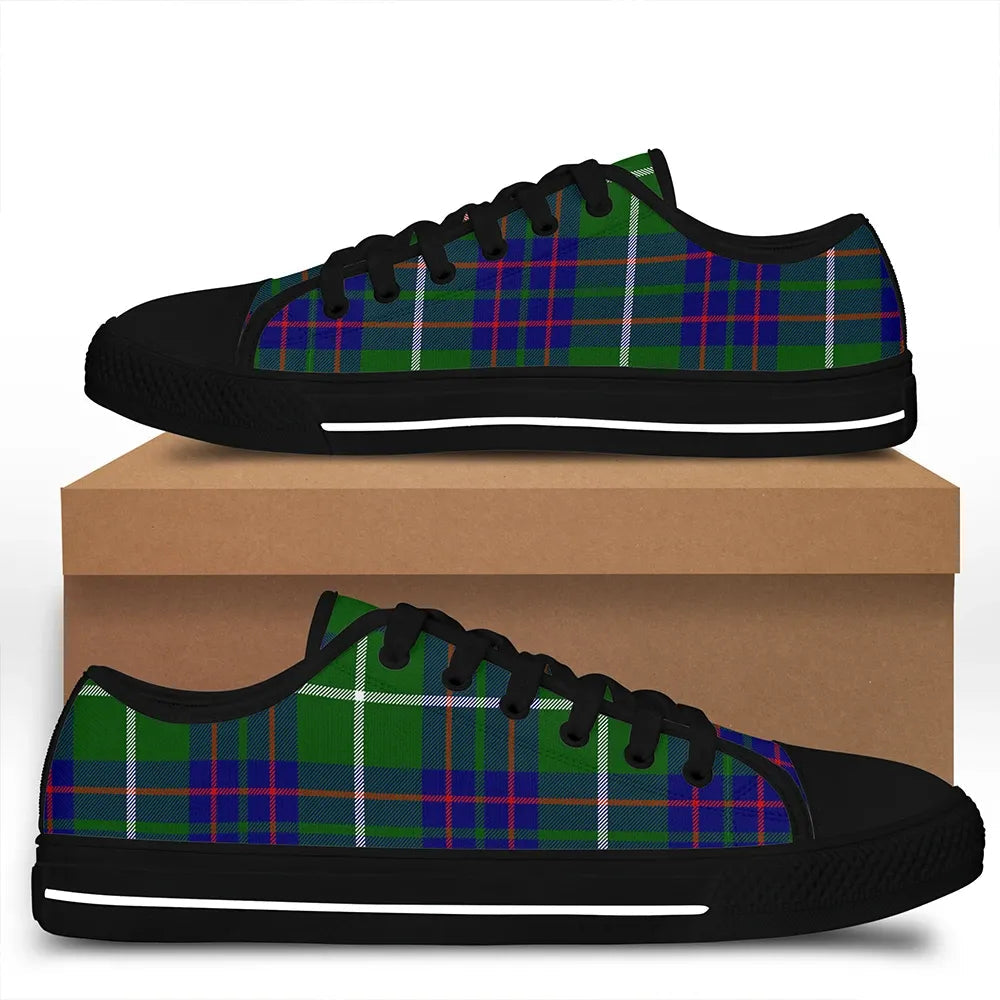 MacIntyre Hunting Modern Tartan Plaid Low Top Shoes