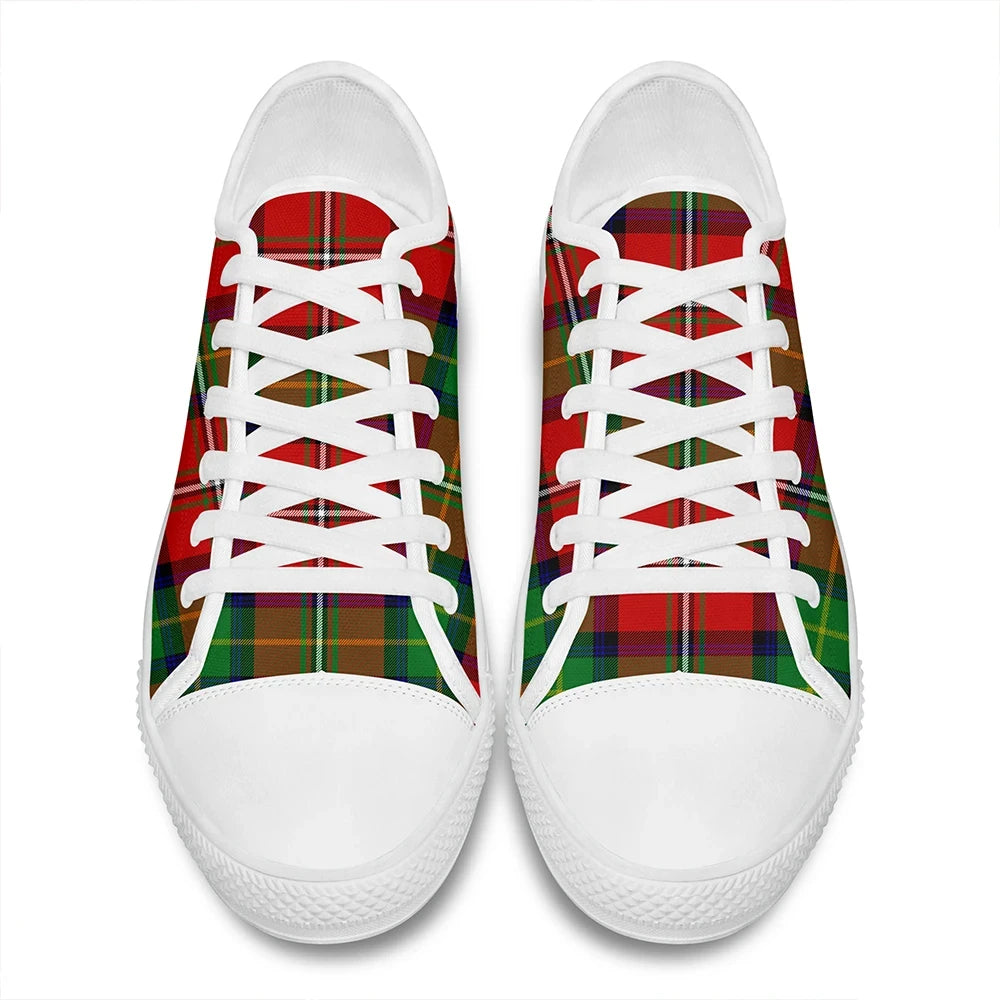 Boyd Modern Tartan Plaid Low Top Shoes