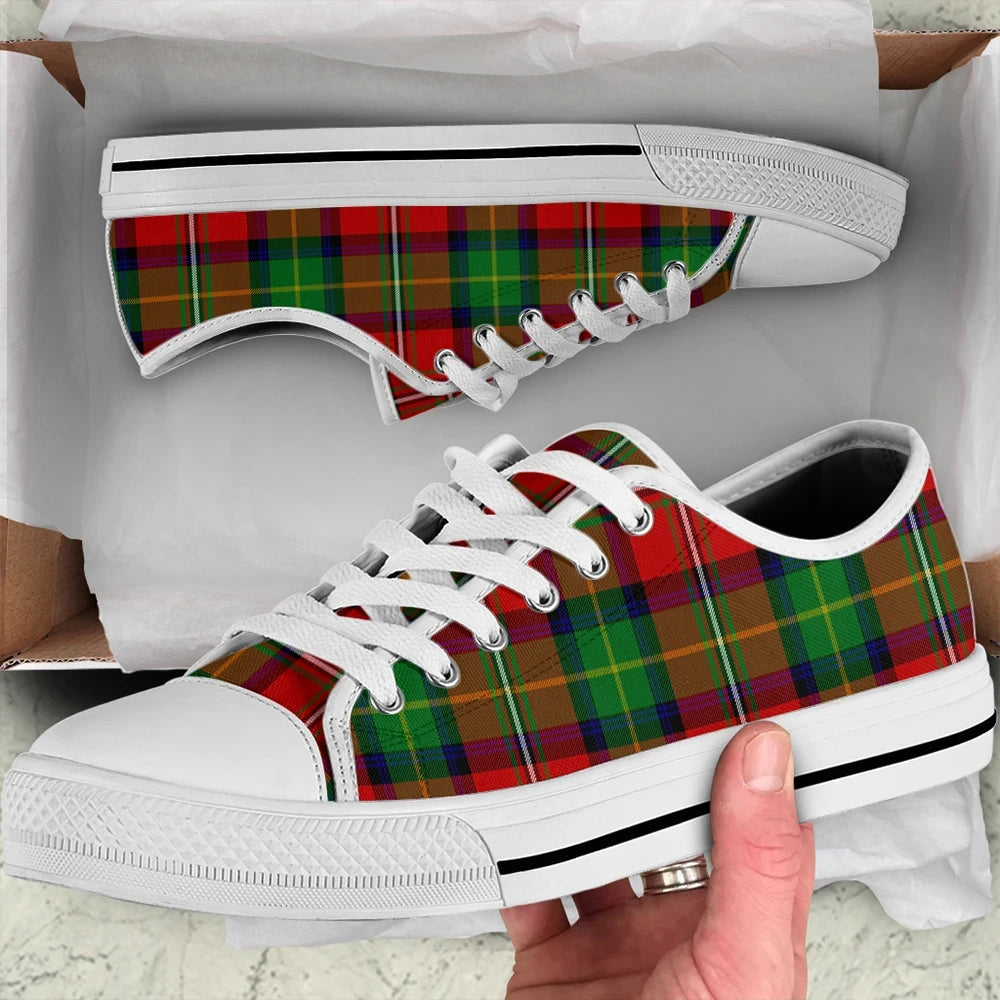 Boyd Modern Tartan Plaid Low Top Shoes