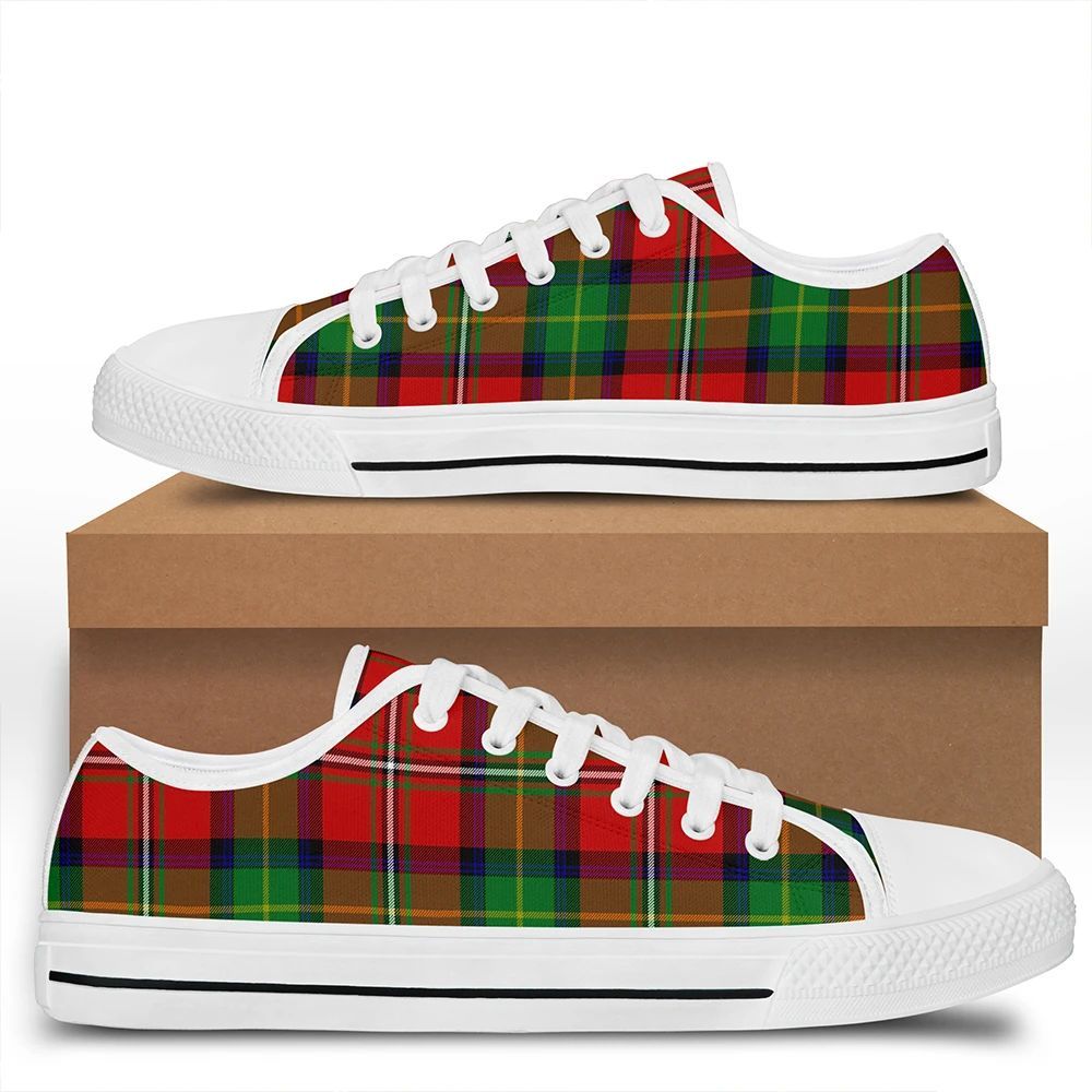 Boyd Modern Tartan Plaid Low Top Shoes