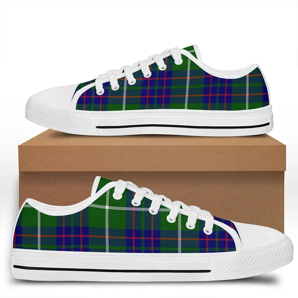 MacIntyre Hunting Modern Tartan Plaid Low Top Shoes