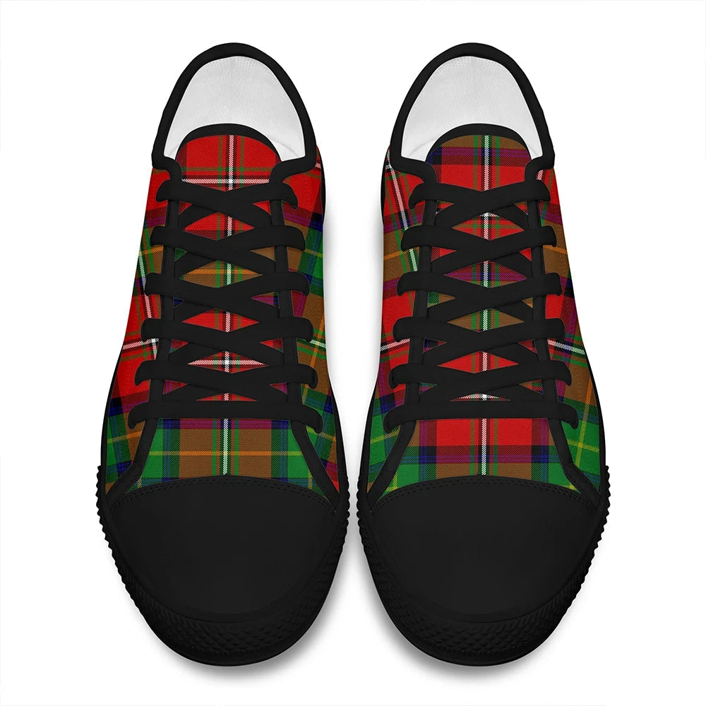 Boyd Modern Tartan Plaid Low Top Shoes