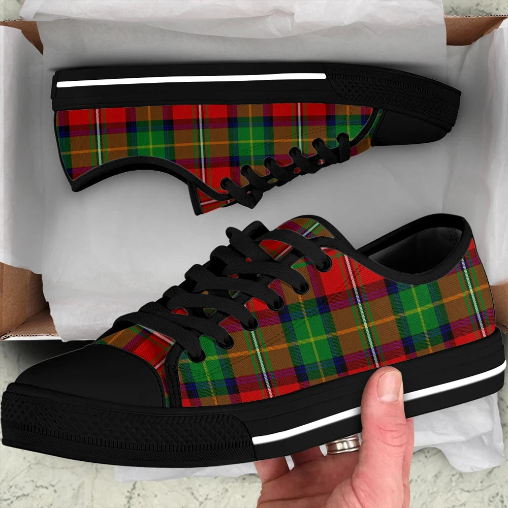 Boyd Modern Tartan Plaid Low Top Shoes