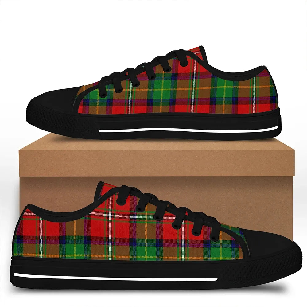 Boyd Modern Tartan Plaid Low Top Shoes