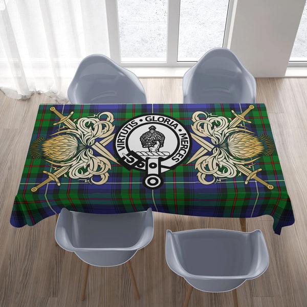 Donnachaidh Tartan Tablecloth Courage Symbol Style