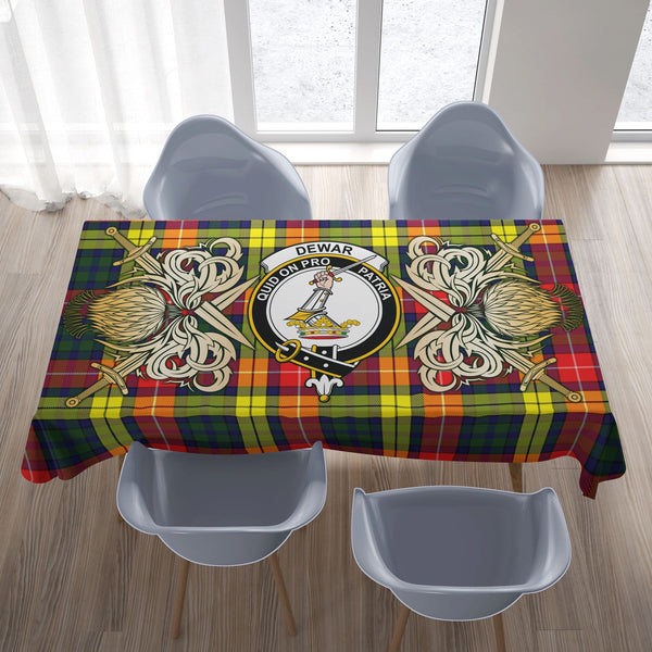 Dewar Tartan Tablecloth Courage Symbol Style